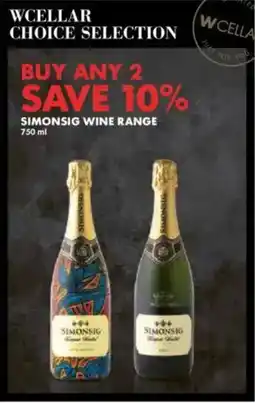 Woolworths Simonsig wine range offer