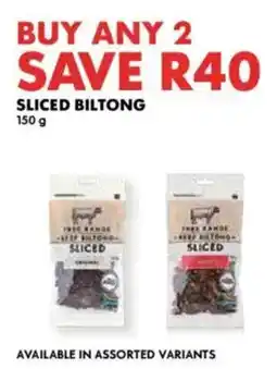 Woolworths Sliced biltong offer