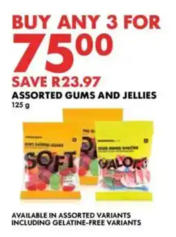 Woolworths Assorted gums and jellies offer