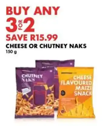 Woolworths Cheese or chutney naks offer