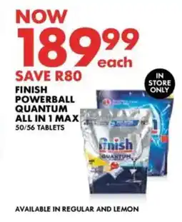 Woolworths Finish powerball quantum all in 1 max offer
