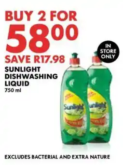 Woolworths Sunlight dishwashing liquid offer