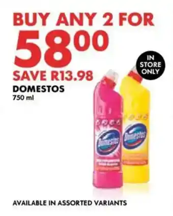 Woolworths Domestos offer