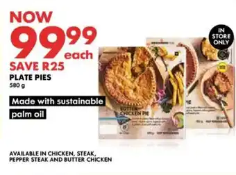 Woolworths Plate pies offer