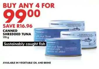 Woolworths Canned shredded tuna offer