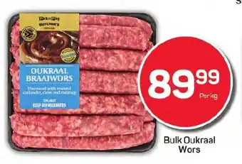 Pick n Pay Bulk Oukraal Wors offer