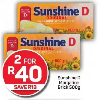 Pick n Pay Sunshine D Margarine Brick offer