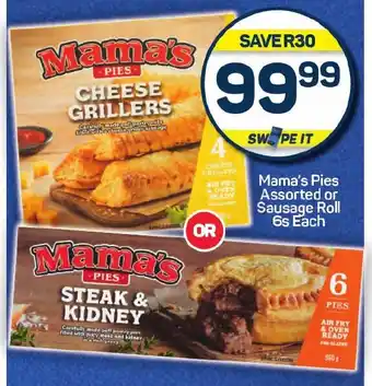 Pick n Pay Mama's Pies Assorted or Sausage Roll offer