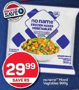 Pick n Pay no name Mixed Vegtables offer