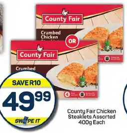 Pick n Pay County Fair Chicken Steaklets Assorted offer