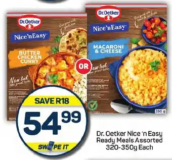 Pick n Pay Dr. Oetker Nice 'n Easy Ready Meals Assorted offer