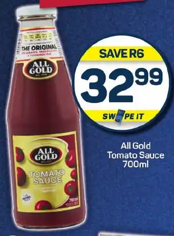 Pick n Pay All Gold Tomato Sauce offer