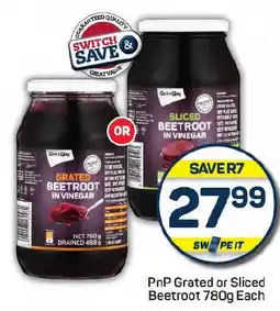 Pick n Pay PnP Grated or Sliced Beetroot offer