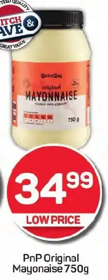 Pick n Pay PnP Original Mayonaise offer