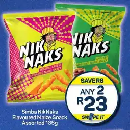 Pick n Pay Simba Nik Naks Flavoured Maize Snack Assorted offer