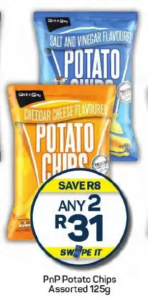 Pick n Pay PnP Potato Chips Assorted offer