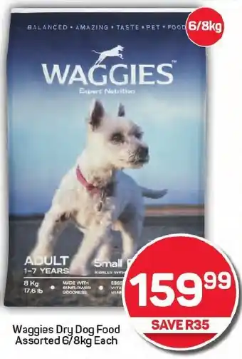 Pick n Pay Waggies Dry Dog Food Assorted offer