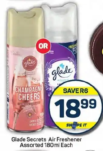 Pick n Pay Glade Secrets Air Freshener Assorted offer