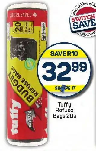 Pick n Pay Tuffy Refuse Bags offer