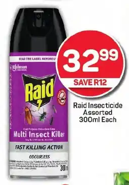 Pick n Pay Raid Insecticide Assorted offer