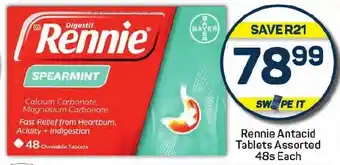 Pick n Pay Rennie Antacid Tablets Assorted offer