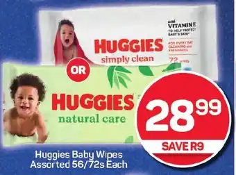 Pick n Pay Huggies Baby Wipes Assorted offer