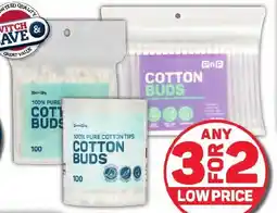 Pick n Pay PnP Cotton Buds Bag, Cotton Buds, Cotton Buds Zip offer