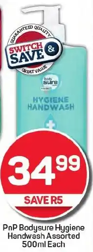 Pick n Pay PnP Bodysure Hygiene Handwash Assorted offer