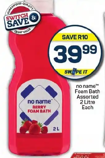 Pick n Pay no name Foam Bath Assorted offer