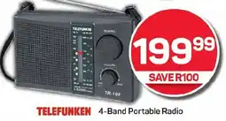 Pick n Pay TELEFUNKEN 4-Band Portable Radio offer