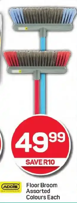 Pick n Pay Floor Broom Assorted Colours Each offer