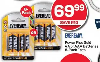 Pick n Pay EVEREADY Power Plus Gold AA or AAA Batteries offer