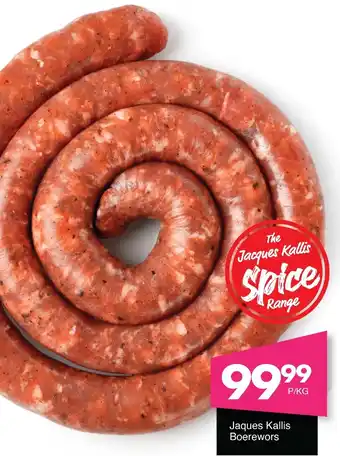 Save Hyper Jaques Kallis Boerewors offer