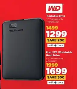 HiFi Corp WD Portable Drive offer