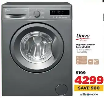 HiFi Corp Univa Front Loader Grey UFL601 offer