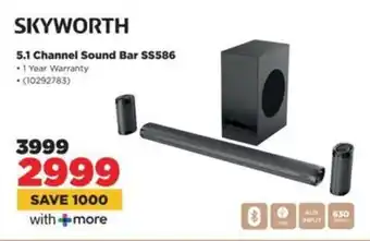 HiFi Corp SKYWORTH 5.1 Channel Sound Bar SS586 offer