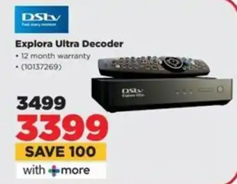 HiFi Corp DStv Explora Ultra Decoder offer