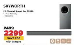 HiFi Corp SKYWORTH 2.1 Channel Sound Bar SS330 offer