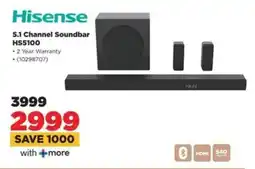 HiFi Corp Hisense 5.1 Channel Soundbar HS5100 offer