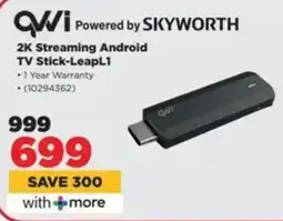 HiFi Corp QWVI 2K Streaming Android TV Stick-LeapL1 offer