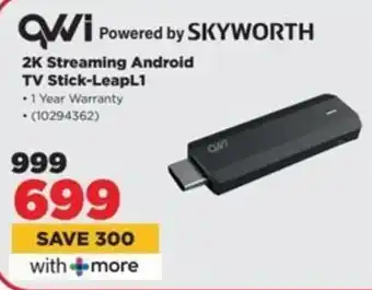 HiFi Corp QWVI 2K Streaming Android TV Stick-LeapL1 offer