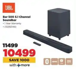 HiFi Corp JBL Bar 500 5.1 Channel Soundbar offer