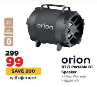 HiFi Corp Orion BT71 Portable BT Speaker offer