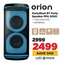 HiFi Corp Orion PartyBlast BT Party Speaker PPA 3000 offer