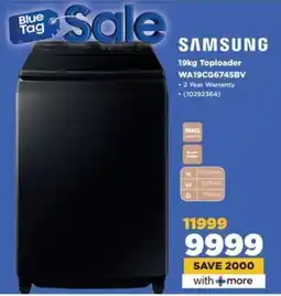 HiFi Corp SAMSUNG Toploader WA19CG6745BV offer