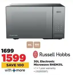 HiFi Corp Russell Hobbs Electronic Microwave RHEM31L offer