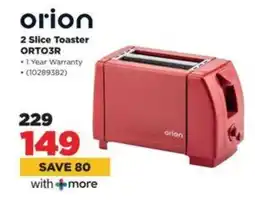 HiFi Corp Orion 2 Slice Toaster ORTO3R offer