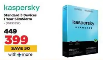 HiFi Corp Kaspersky Standard 5 Devices 1 Year SlimSierra offer