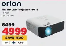 HiFi Corp Orion Full HD LED Projector Pro 11 offer