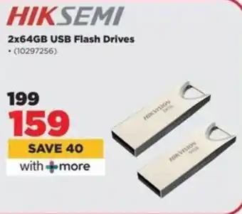 HiFi Corp HIKSEMI 2x64GB USB Flash Drives offer